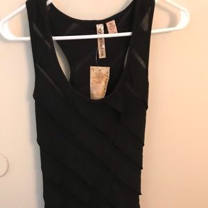 Black tang top shirt